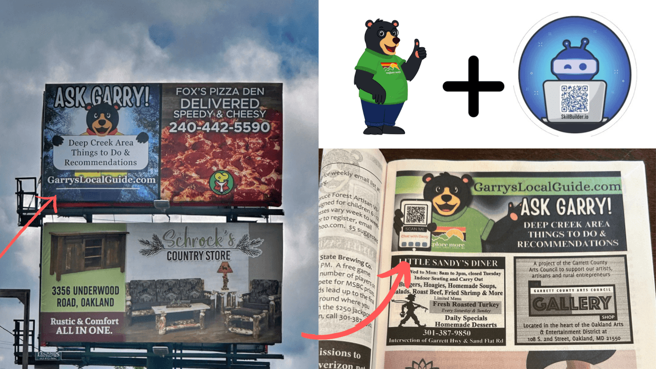 The Future of AI is Billboards and Print Ads